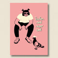 Postkarte - Tauben sind super cool