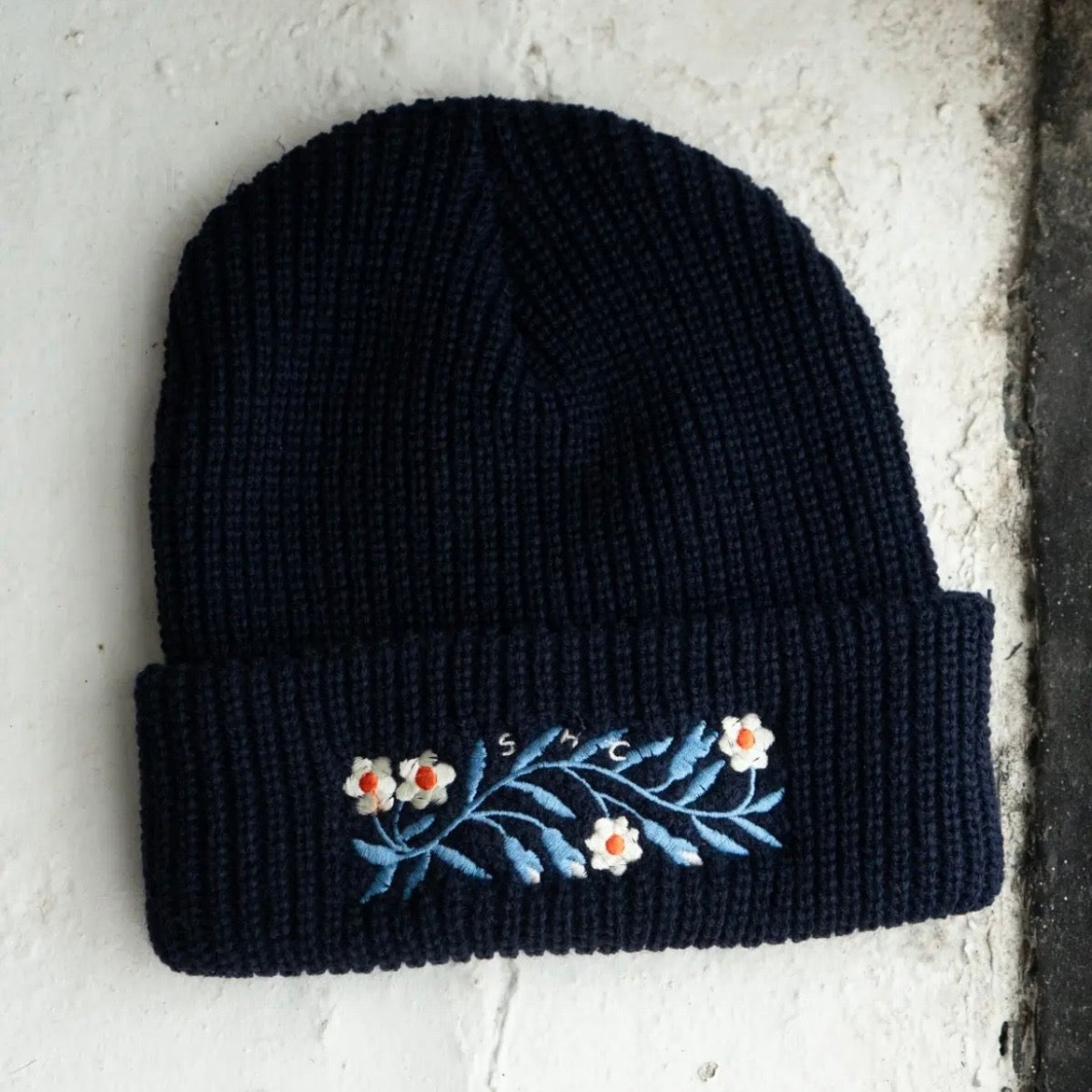 Beanie - Blue Floral