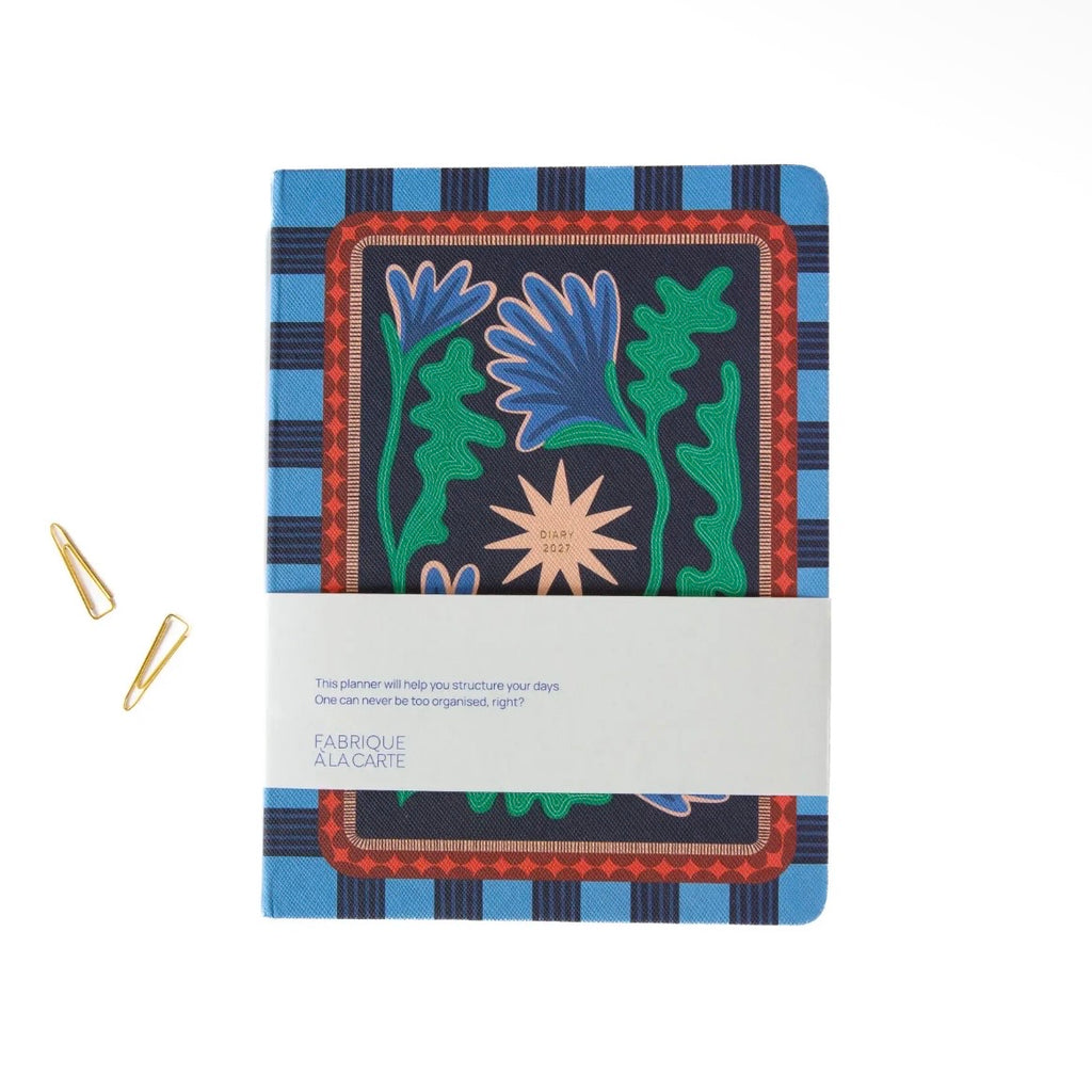 2027 Planer - Blue Floral