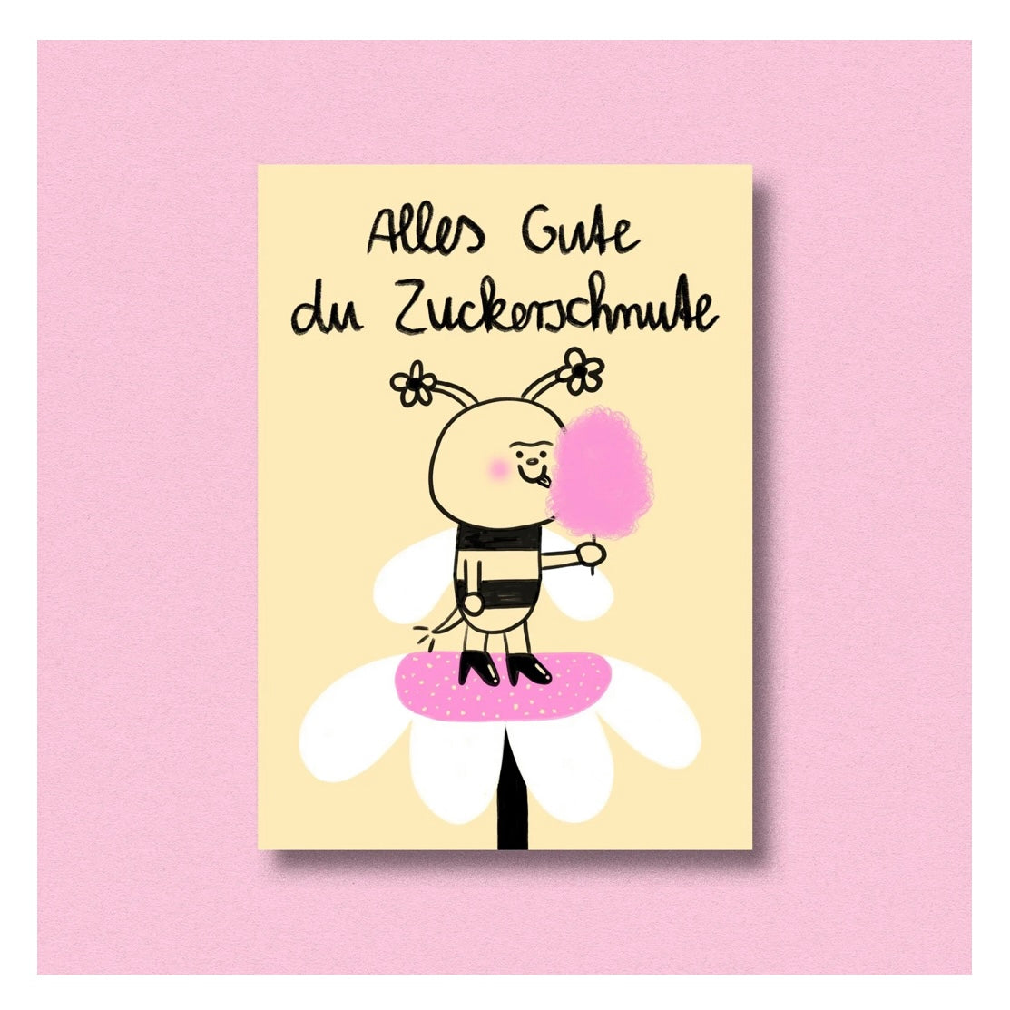 Postkarte - Alles Gute du Zuckerschnute