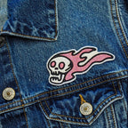 Patch - Flaming Skull