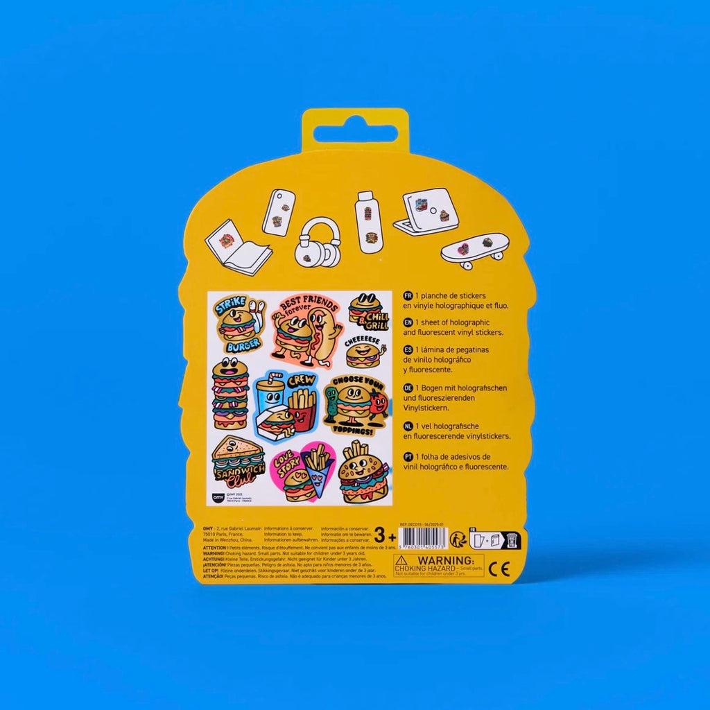 Stickerbogen - Big Burger