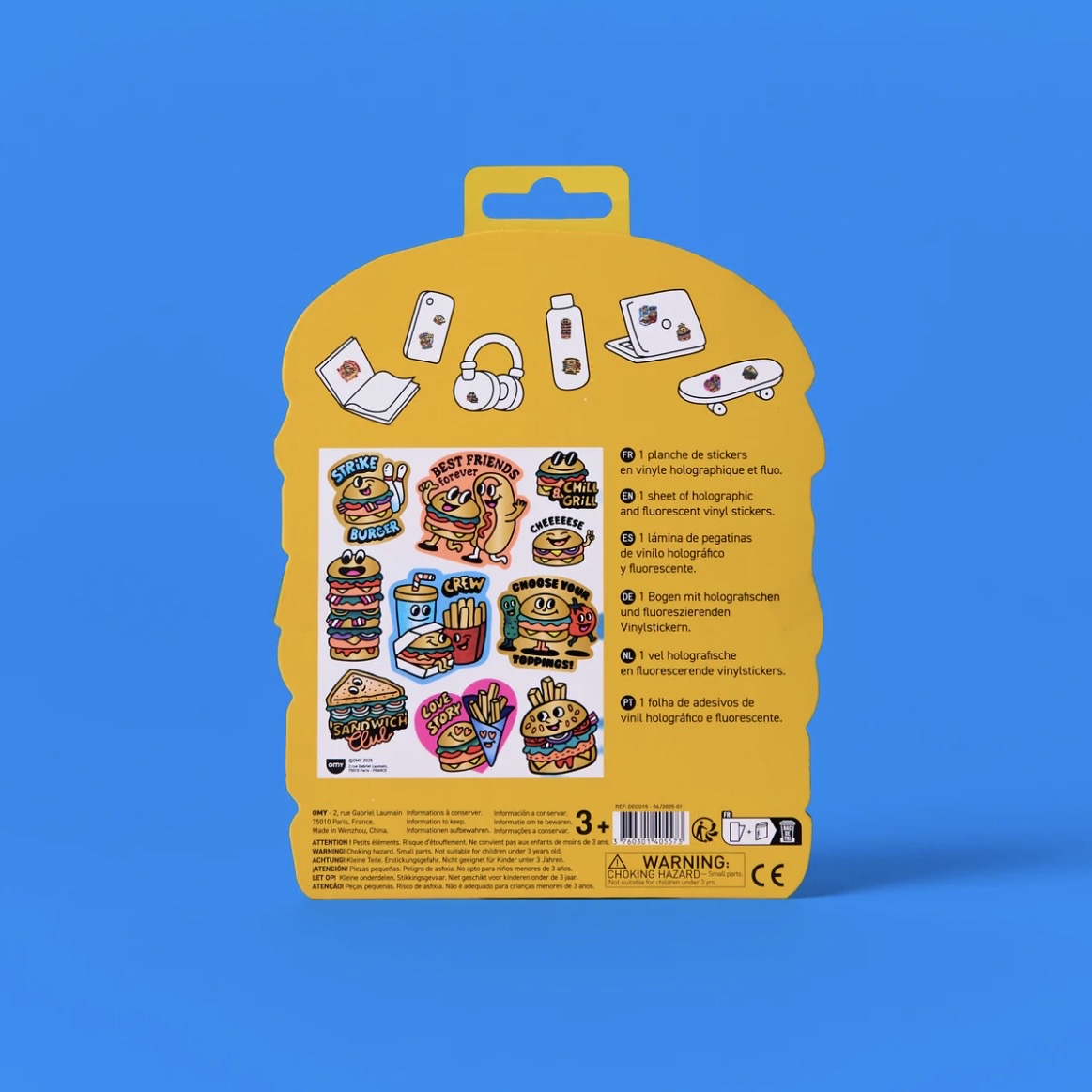 Stickerbogen - Big Burger