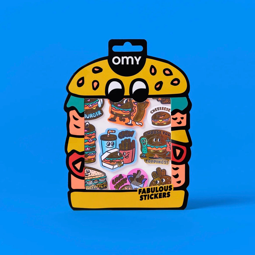 Stickerbogen - Big Burger