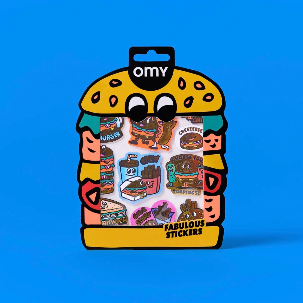 Stickerbogen - Big Burger
