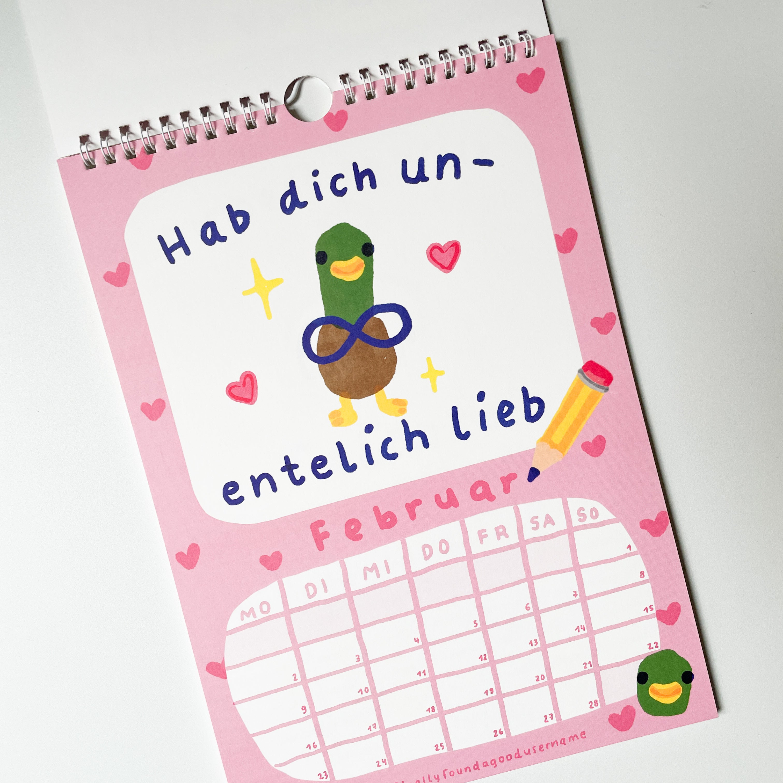 2026 Kalenter - Die schönsten KomplimEnte