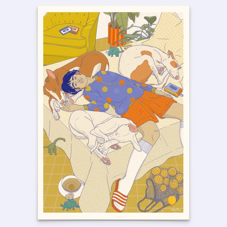 Postkarte - Resting Is Productive