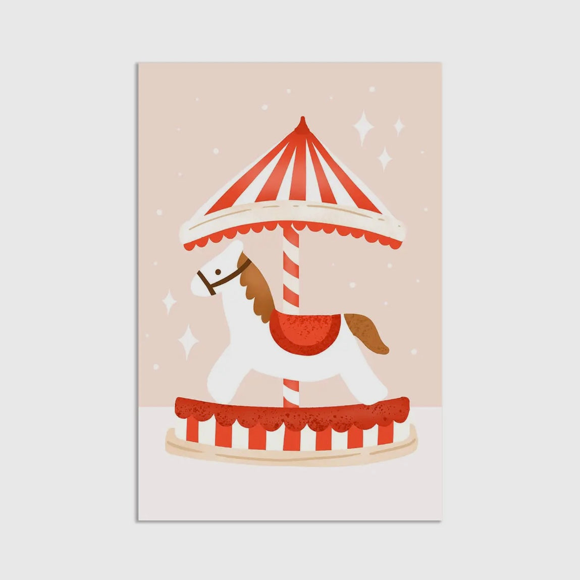 Minikarte - Karussellpferdchen