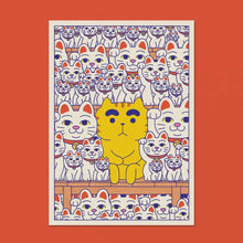 Postkarte - Maneki-Neko