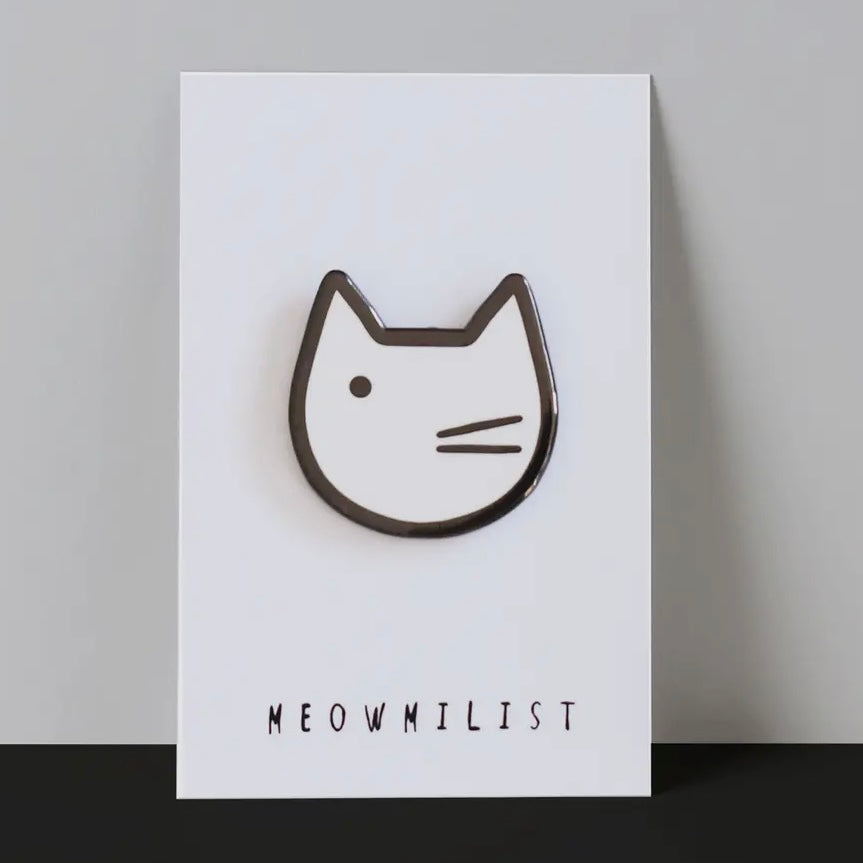 Meowmilist Katzen Pin