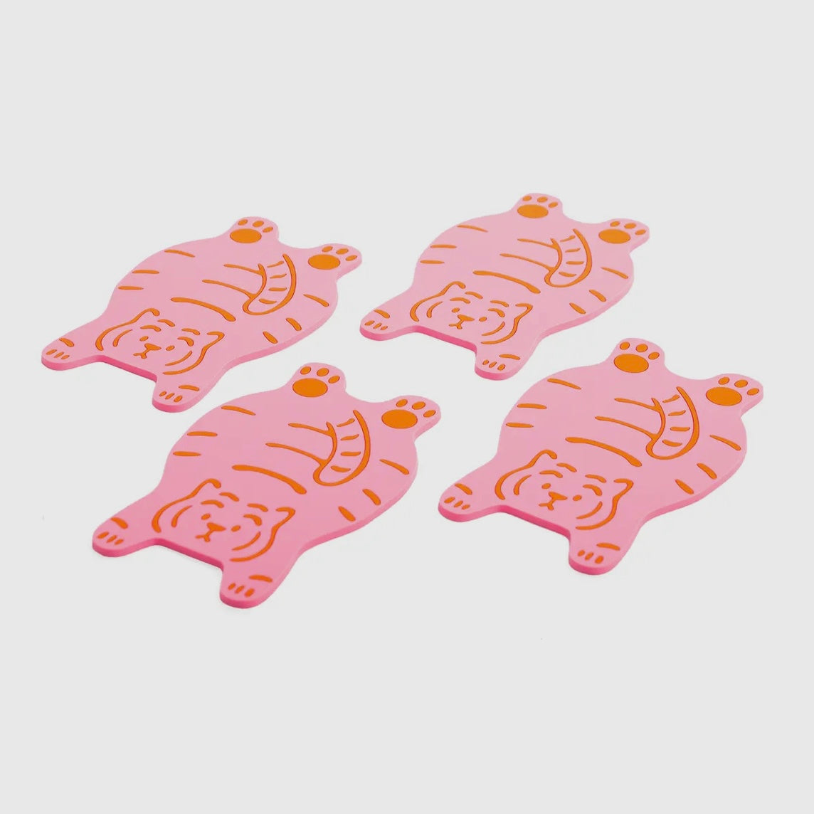 Untersetzer (Set) - Pink Tiger
