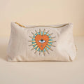 Besticke Cordtasche L - Beige