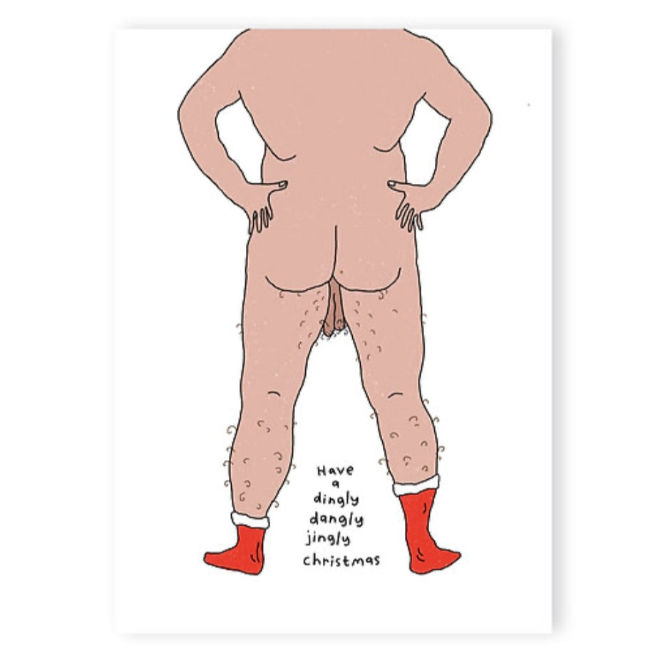 Grußkarte - Dingly Dangly Jingly Christmas