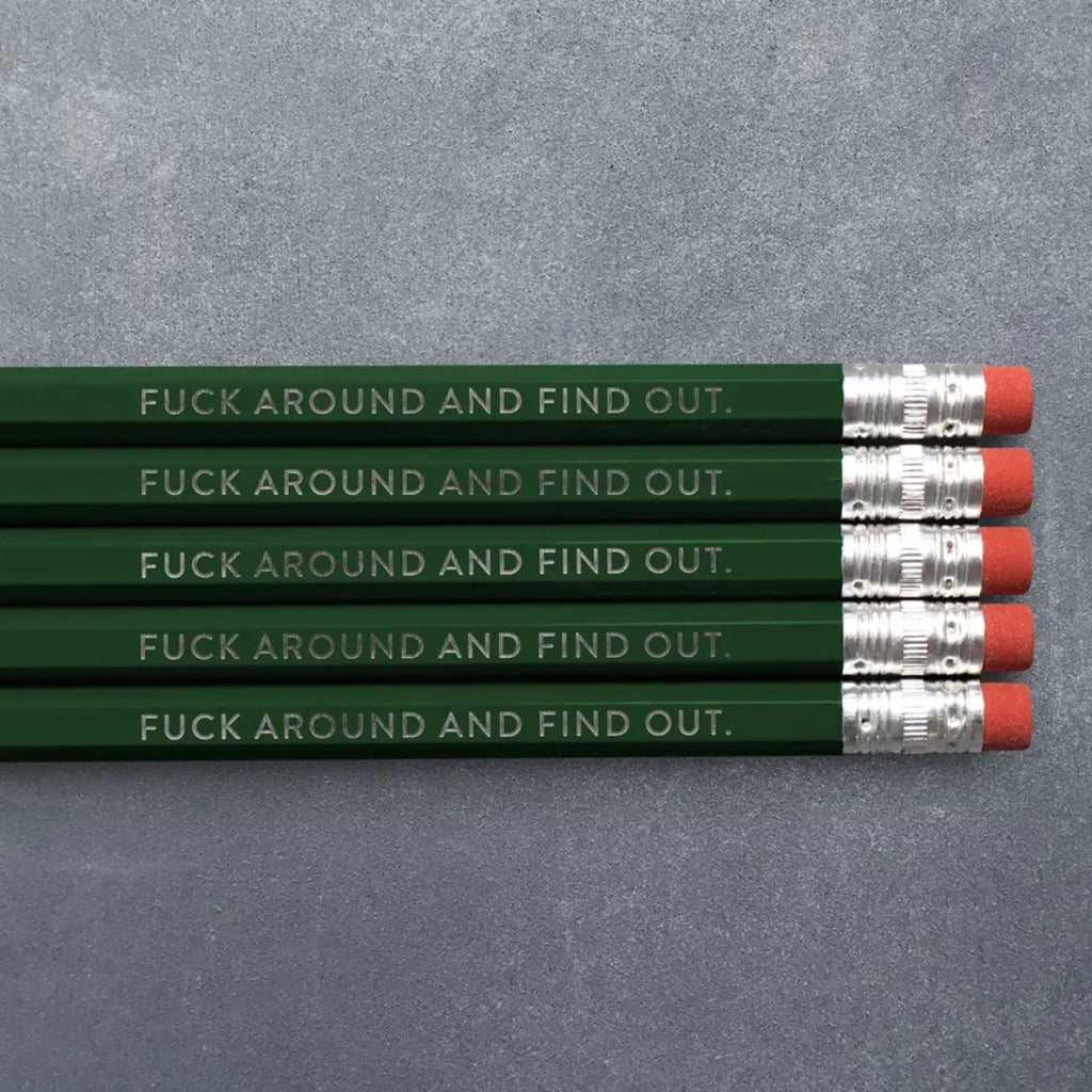Bleistift mit Folienprägung
