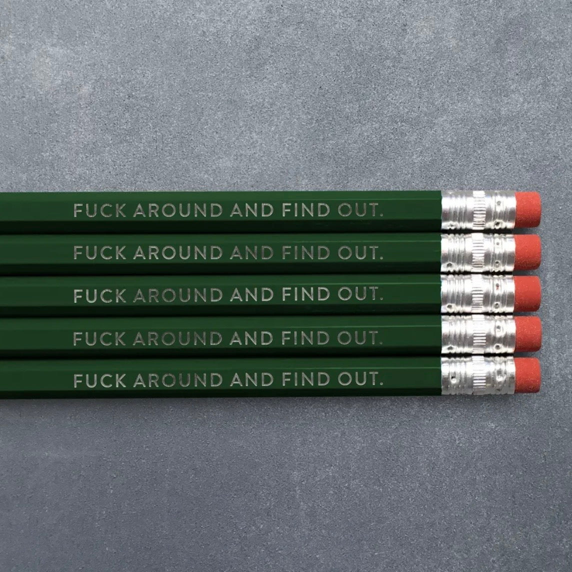 Bleistift mit Folienprägung