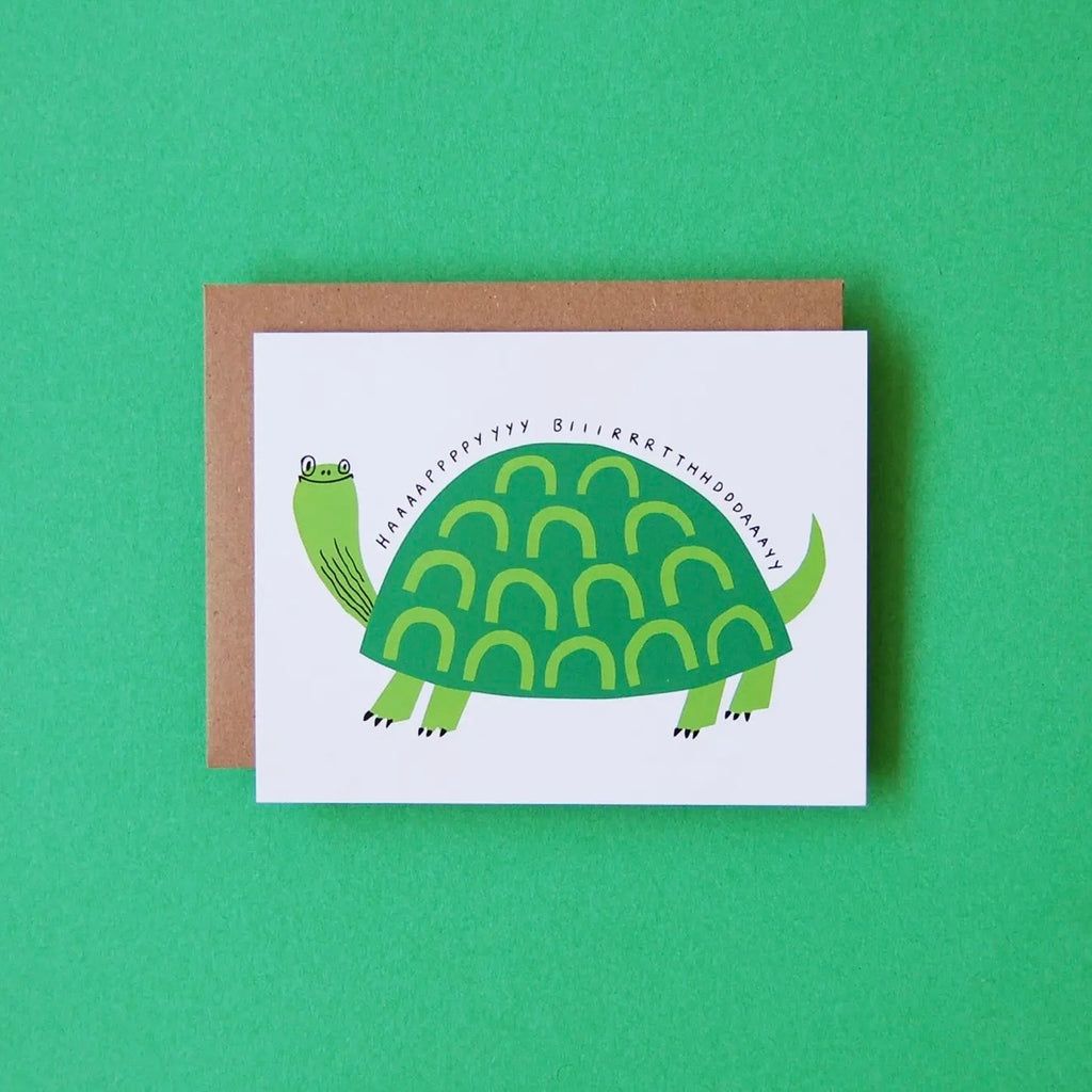 Grußkarte - Turtle Birthday