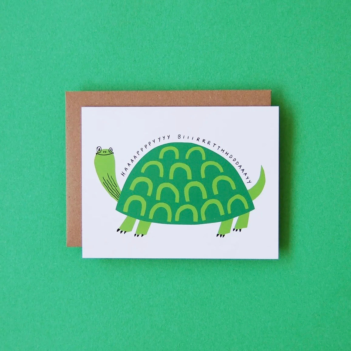 Grußkarte - Turtle Birthday