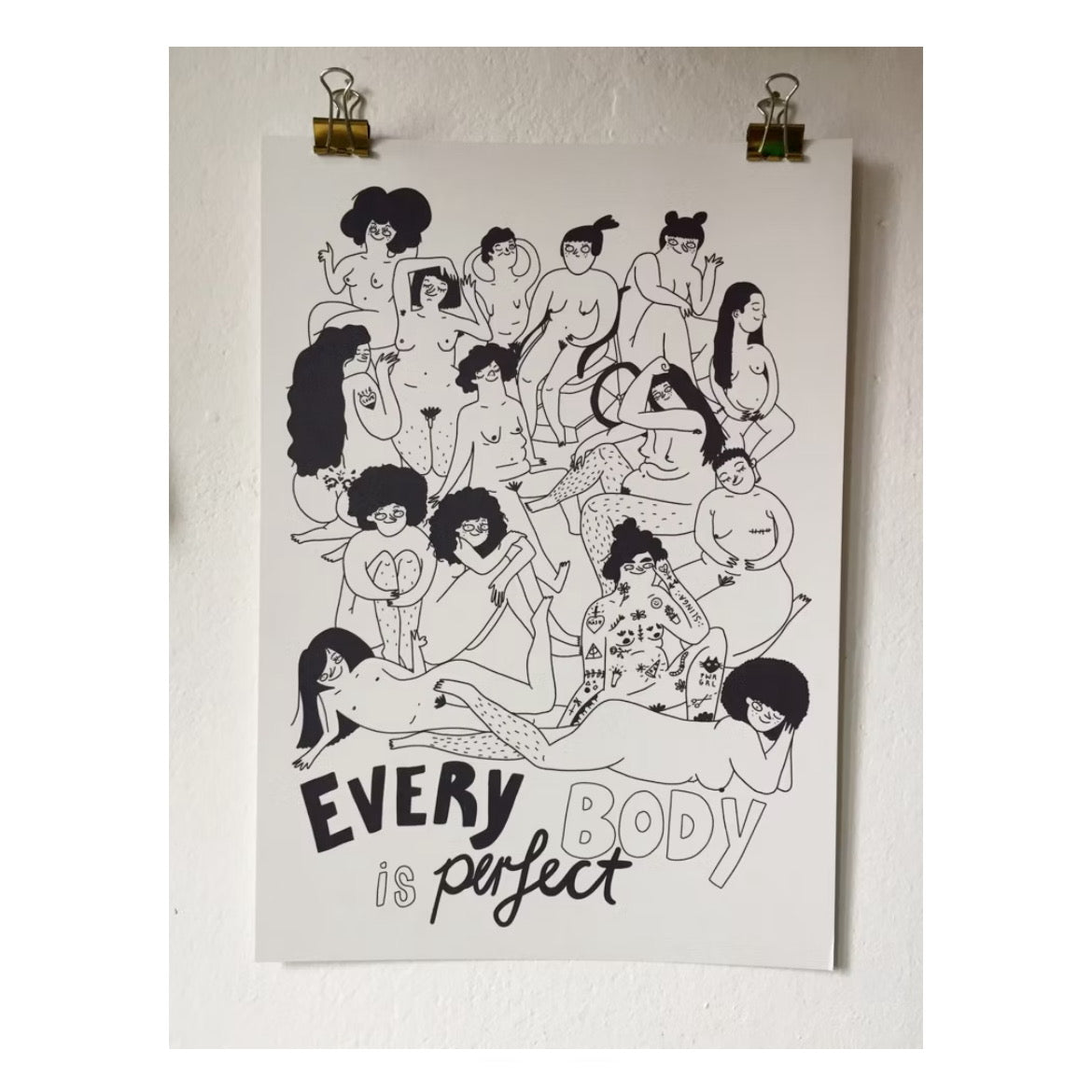 A4 Print - Every Body Is Perfect