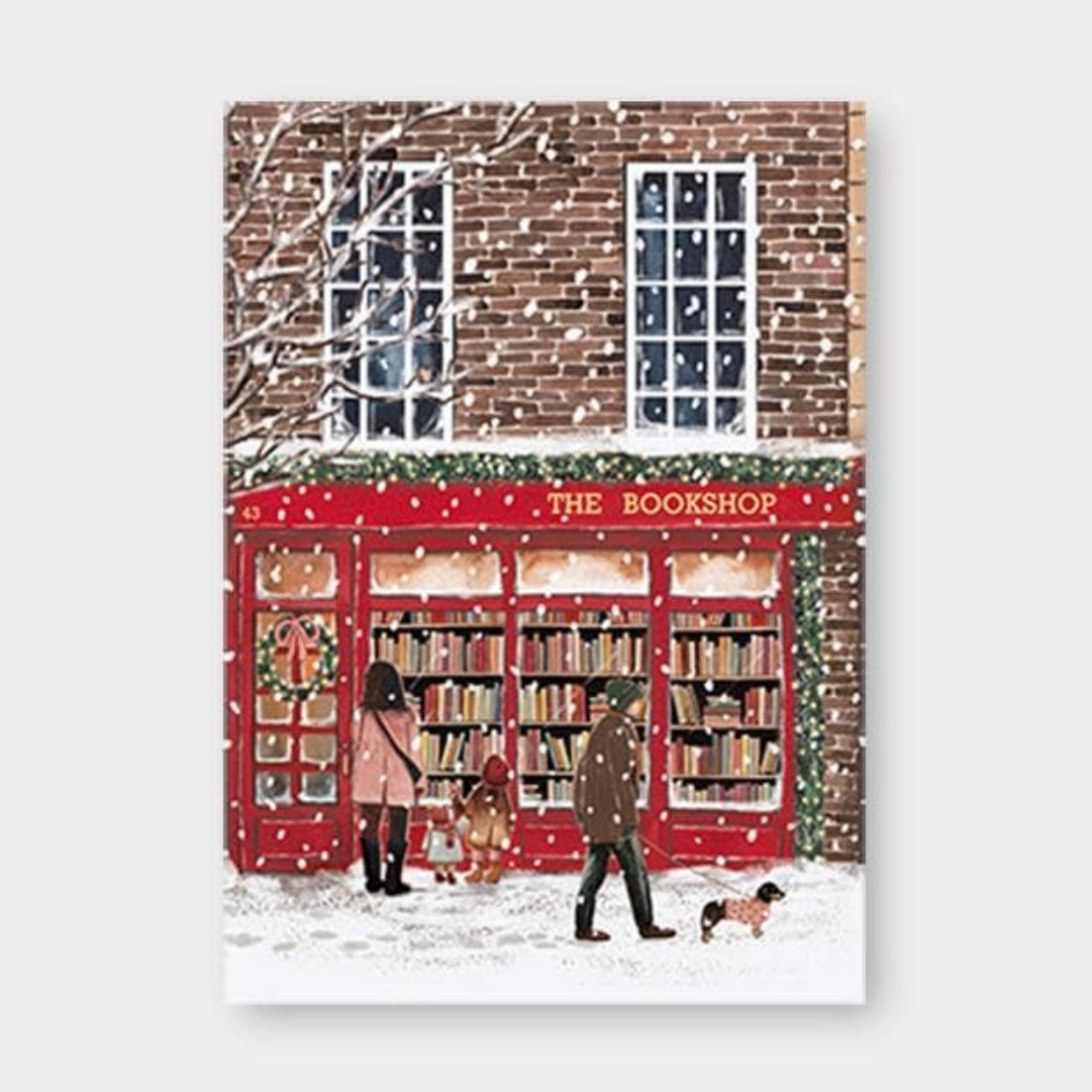 Postkarte - The Bookshop