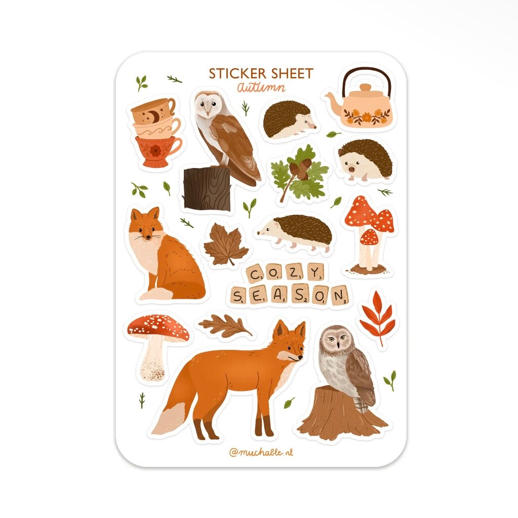 Stickerbogen - Cozy Season