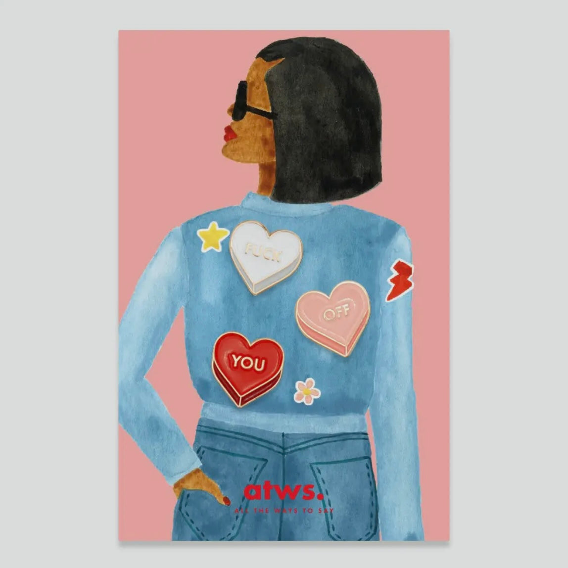 Pin Set - Fuck You / Off