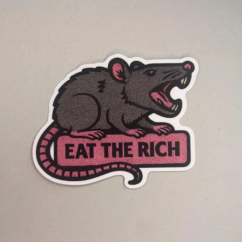 Sticker - Eat The Rich (Rat)