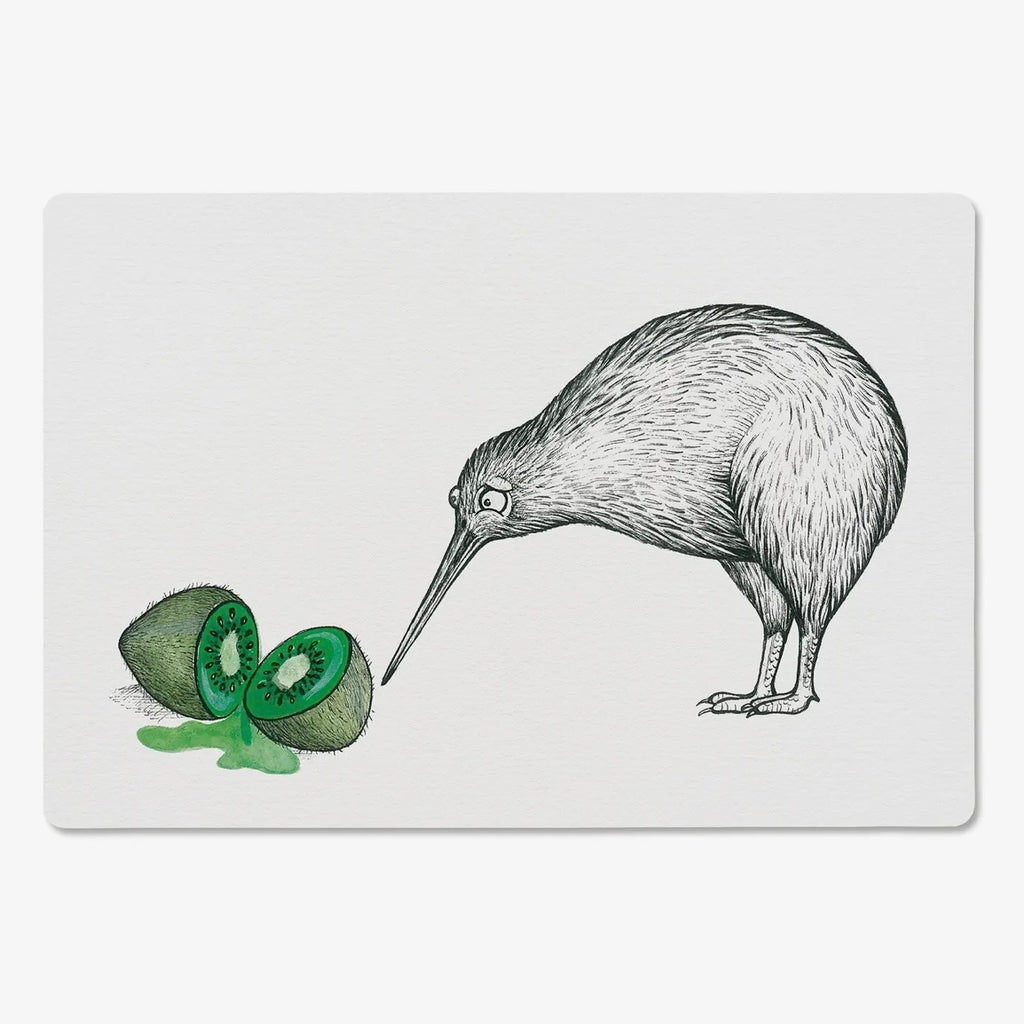 Brettchen - Zwei Kiwis