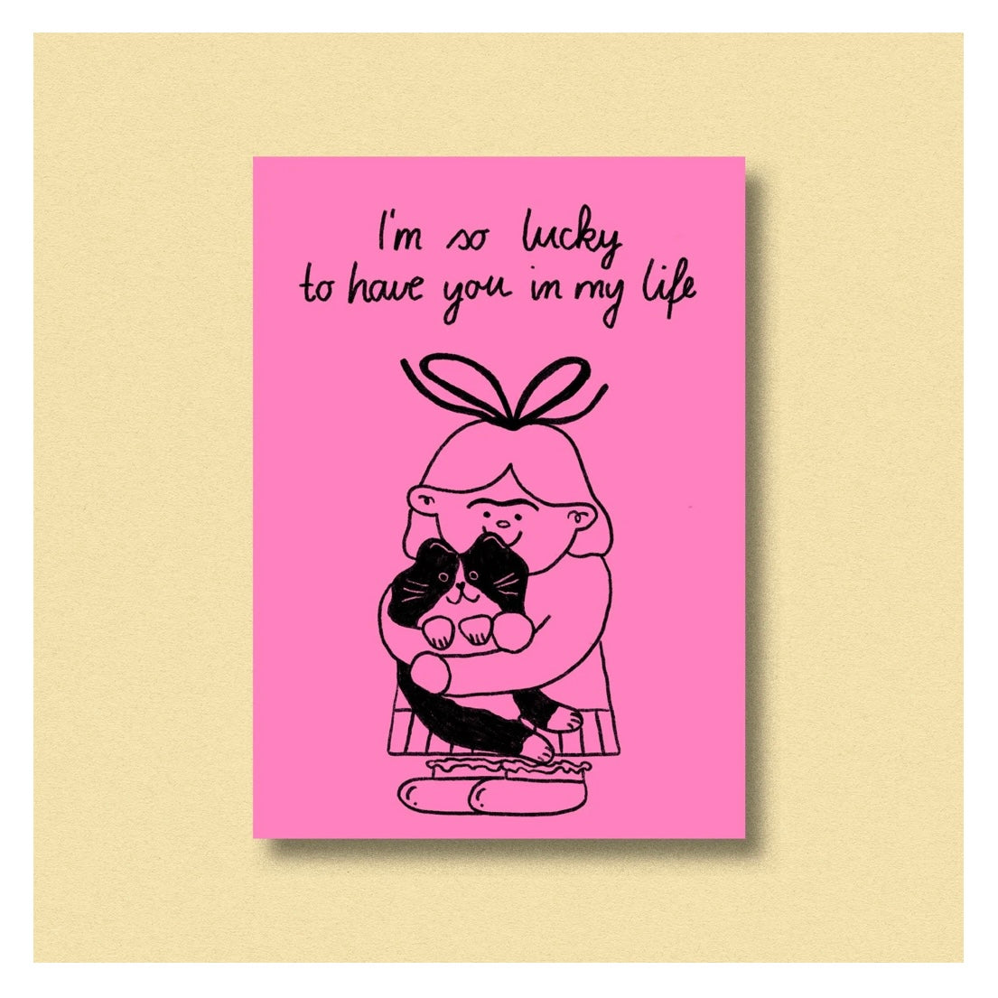 Postkarte - I'm So Lucky