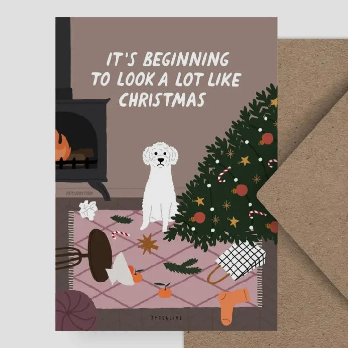 Postkarte - Looks A Lot Like Christmas