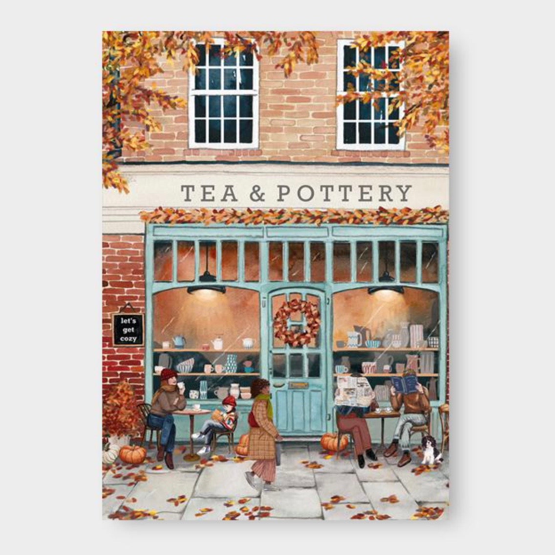 Postkarte - Tea & Pottery