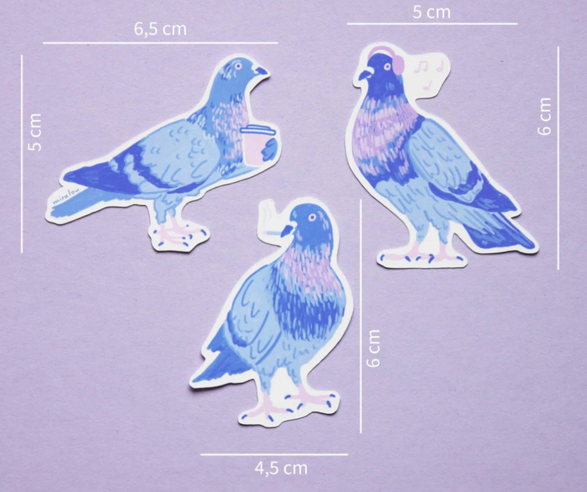 Sticker - Tauben