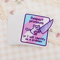 Sticker - Respect Pronouns
