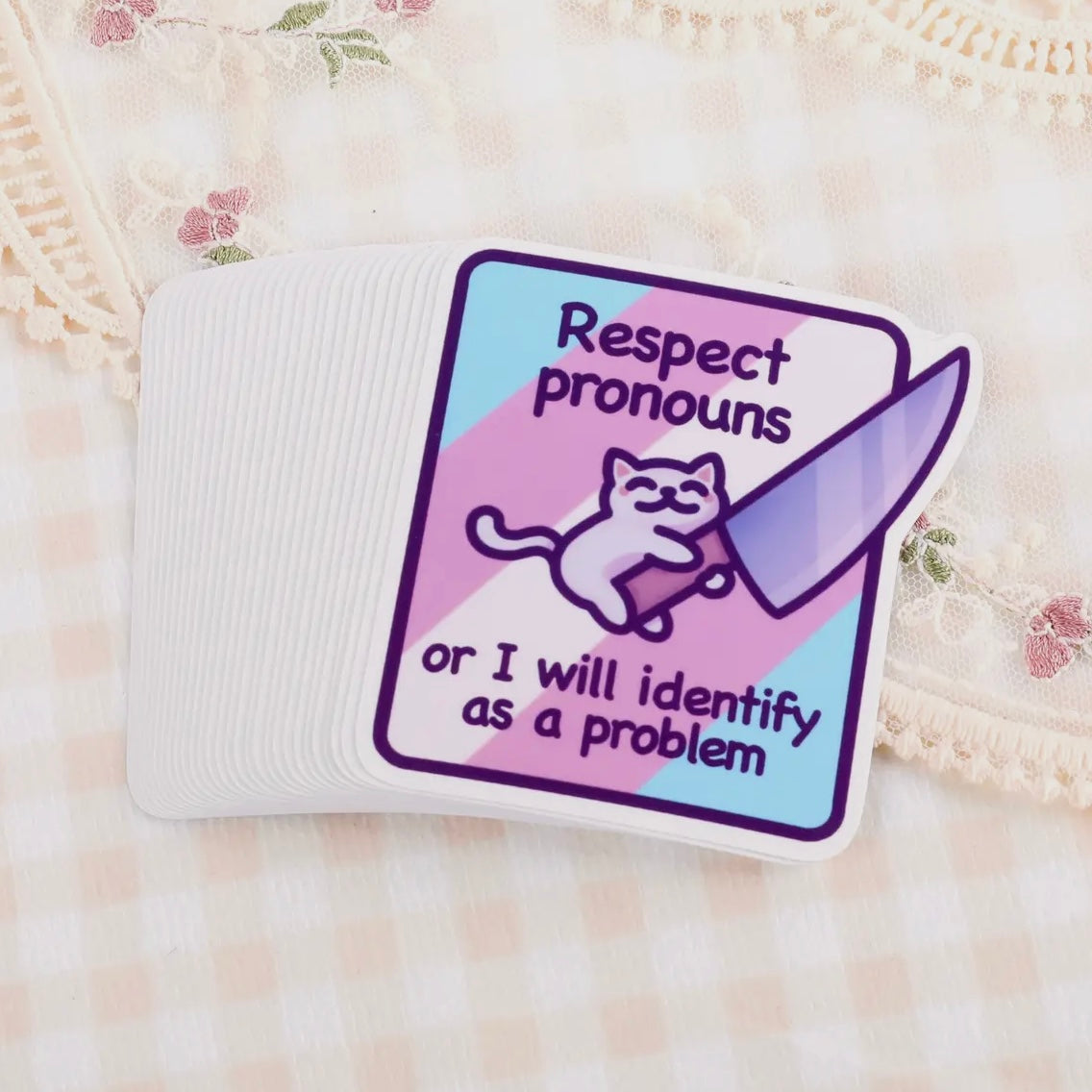 Sticker - Respect Pronouns