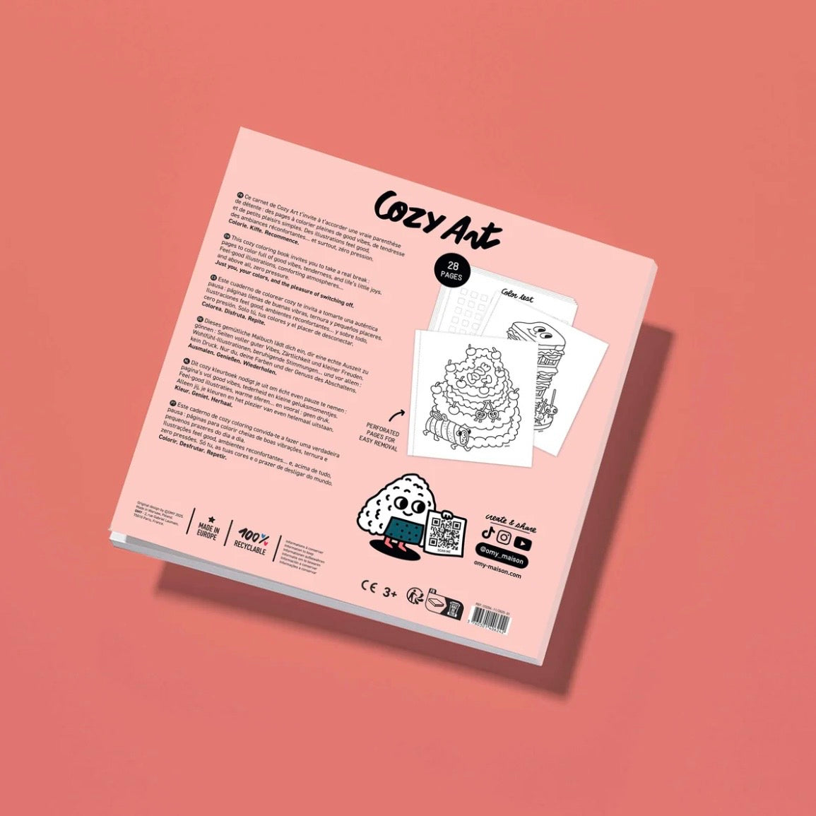 Ausmalbuch - Cozy Art - Yummy