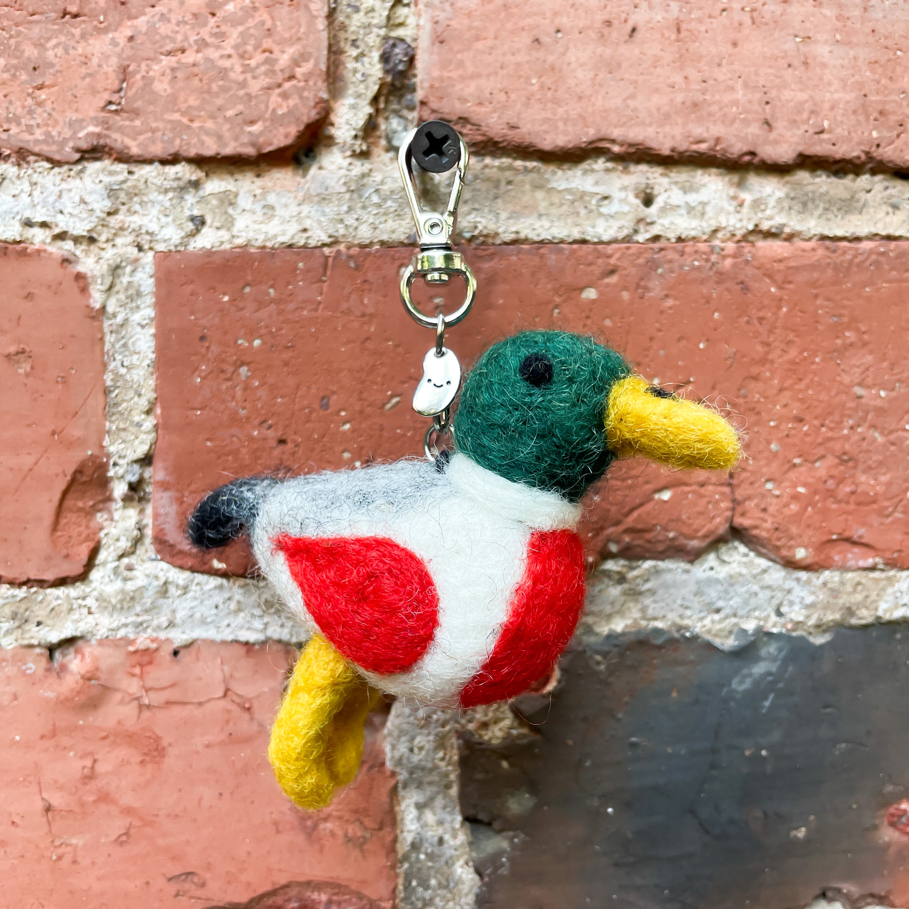 Schlüsselanhänger aus Filz - Ente