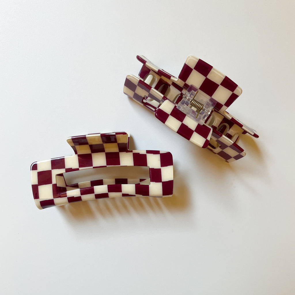 Haarspange - Checkerboard