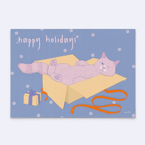 Postkarte - Happy Holidays