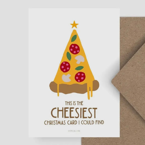 Postkarte - Cheesiest Christmas Card