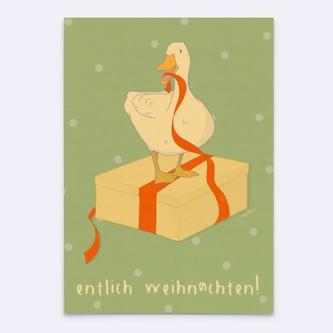 Postkarte - Entlich Weihnachten