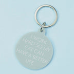 Slogan Schlüsselanhänger