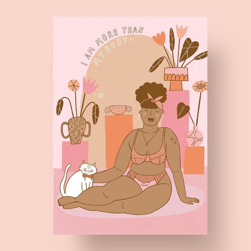 Postkarte - More Than My Body