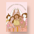 Postkarte - Community Over Competition