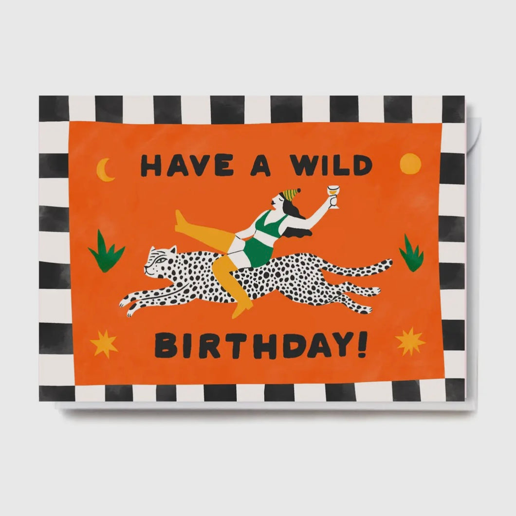 Grußkarte - Have a wild birthday!