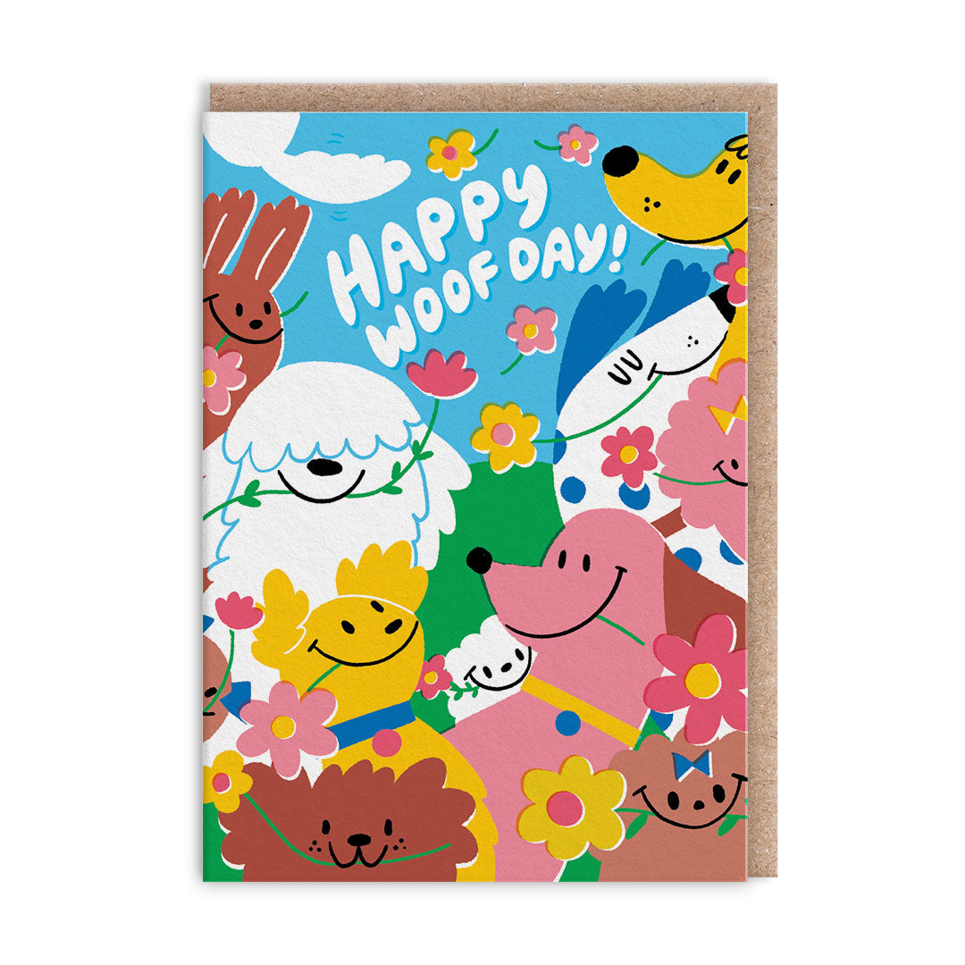 Grußkarte - Happy Woof Day