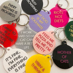 Slogan Schlüsselanhänger