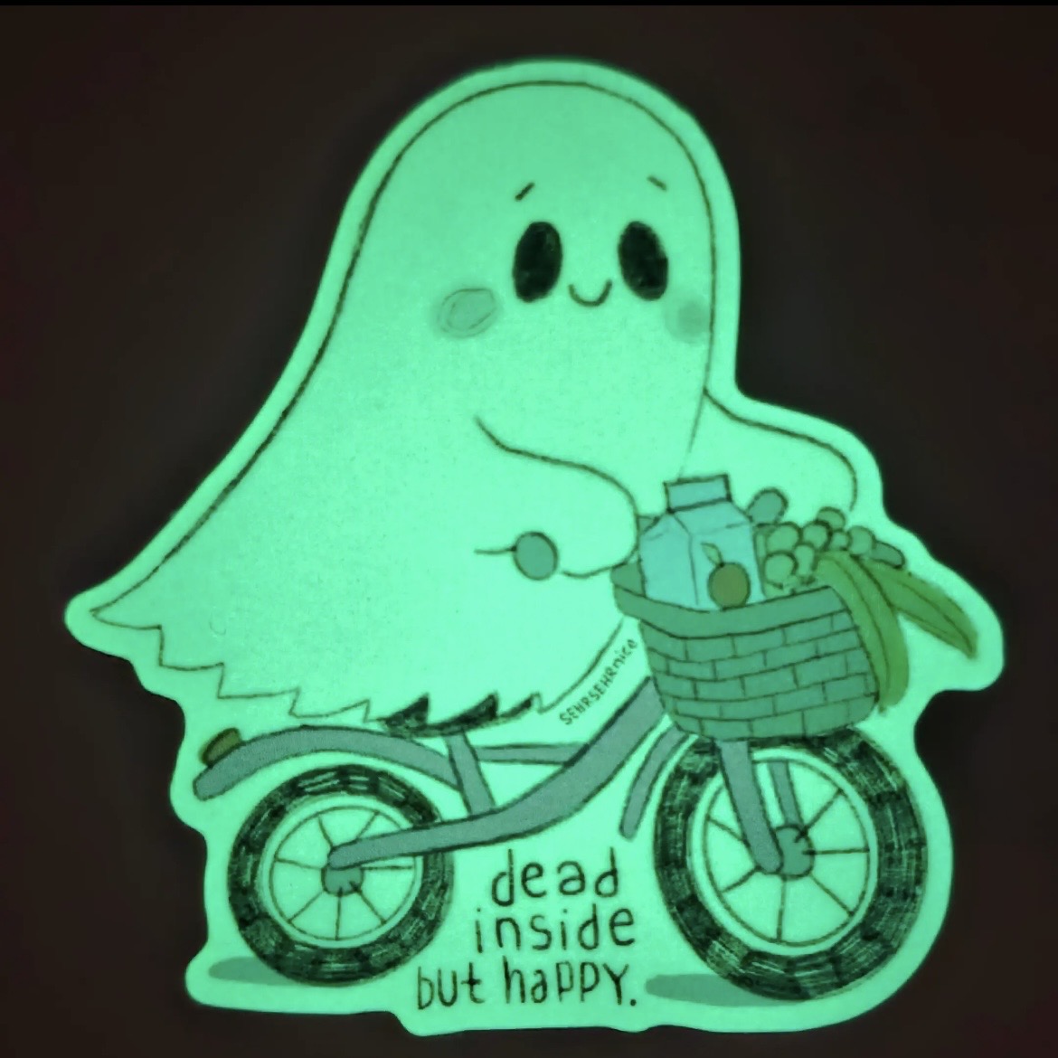 Sticker - Dead Inside But Happy