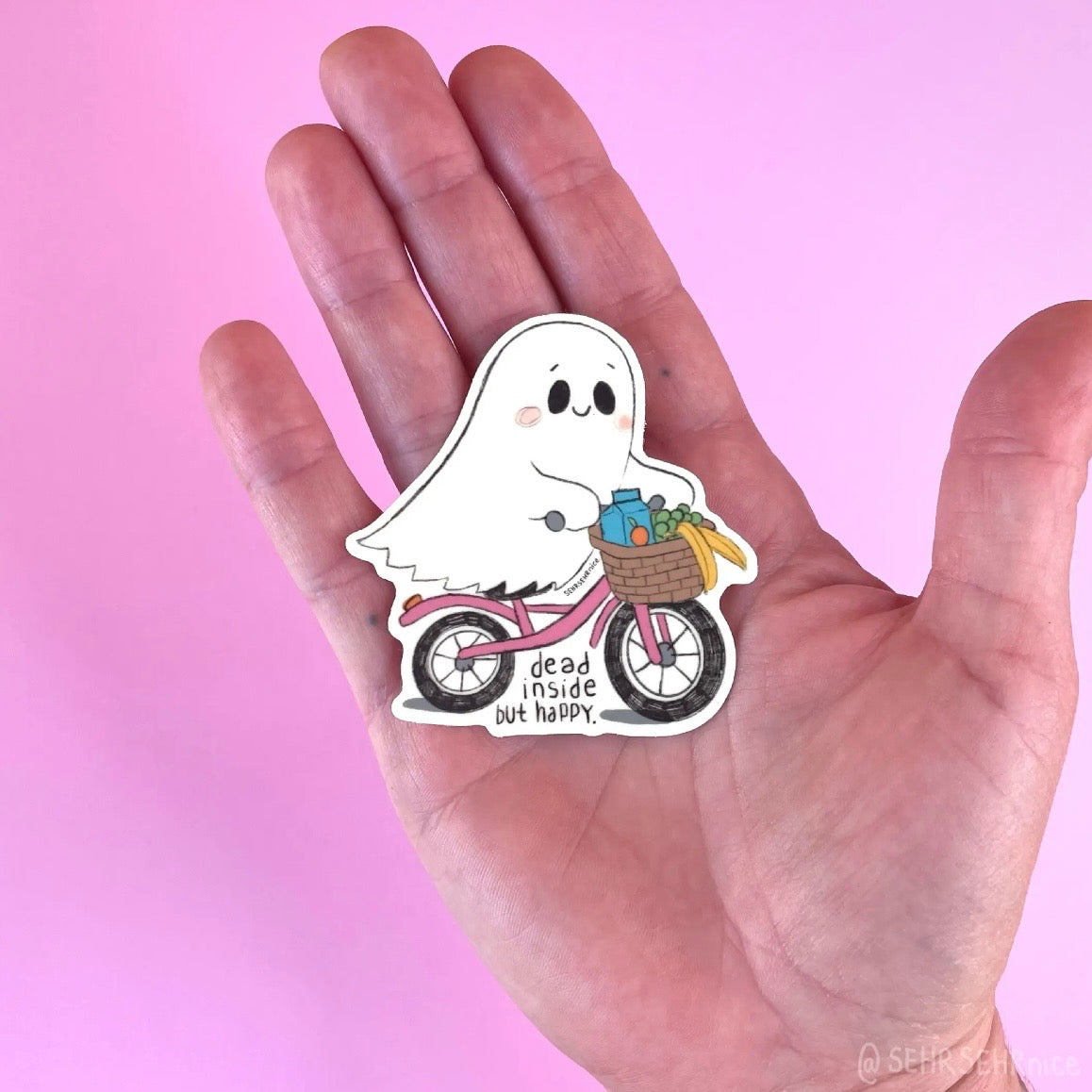 Sticker - Dead Inside But Happy