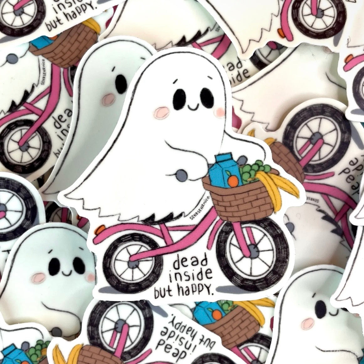 Sticker - Dead Inside But Happy