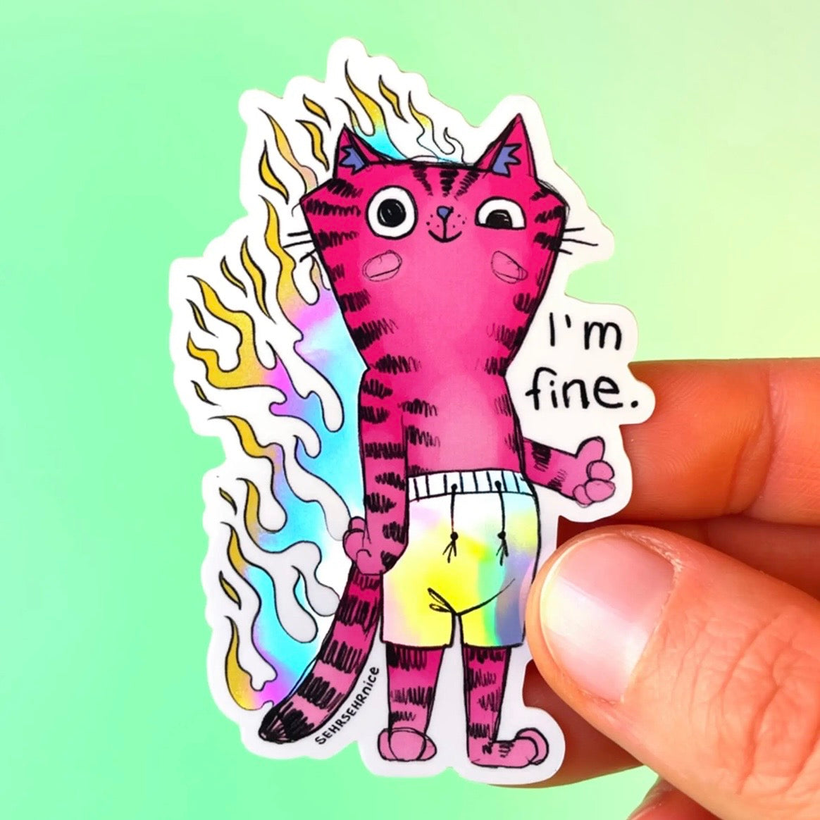Sticker - I'm Fine.