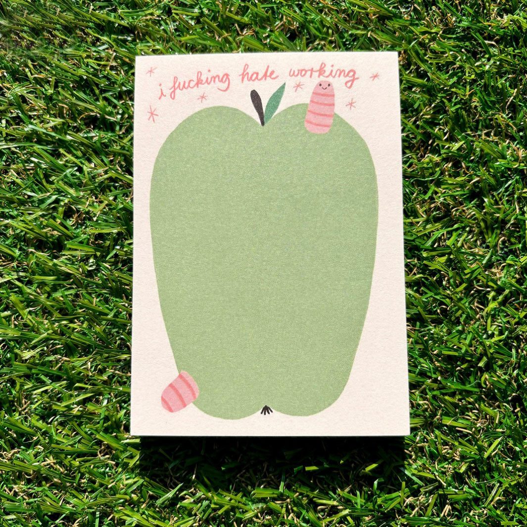 Notizblock - I Fucking Hate Working